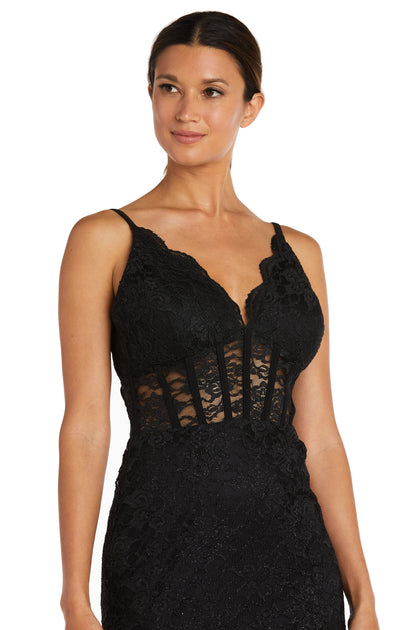 max morgan midi dress corset Black Strapless Corseted Max Morgan Midi Dress