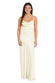 Stella Satin Cowl Gown