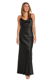 Stella Satin Cowl Gown