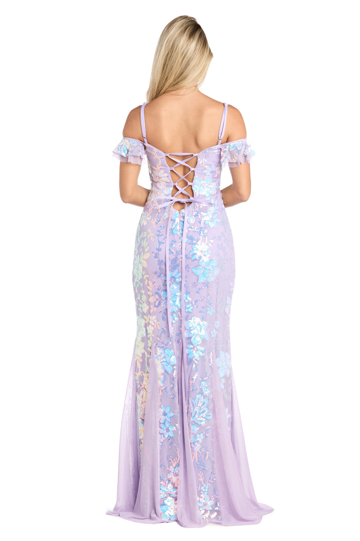morgan and co purple dress & 10219 Long Formal Fitted Evening Prom The Dress Outlet a formal gala Morgan & Co. Satin One